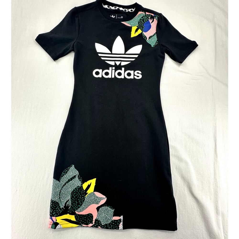 NWT ADIDAS HER STUDIO LONDON TEE DRESS floral sz Small